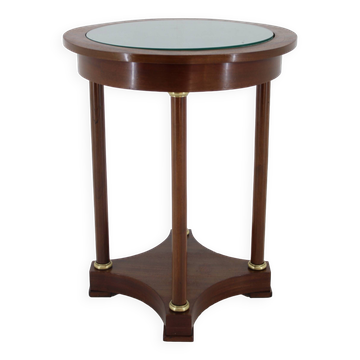1930s Secession Mahogany Round Side Table