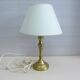Vintage brass foot lamp