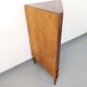 Vintage Scandinavian teak storage corner cabinet from the 60s