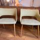 Pair of Erton bridge armchairs France from the 50s