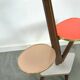 Hoge vintage plantentafel met messing en formica, plantenrek