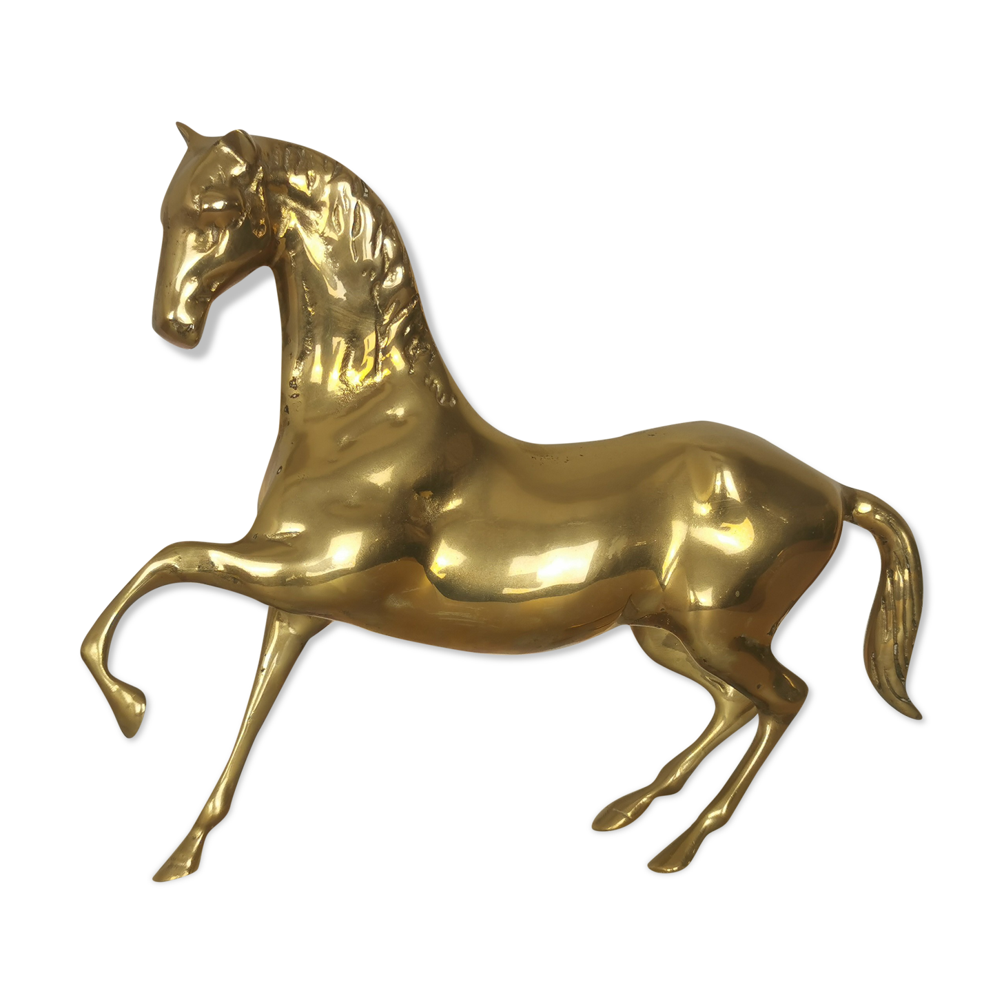 Brass horse