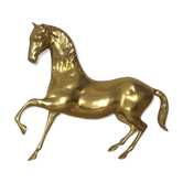 Brass horse