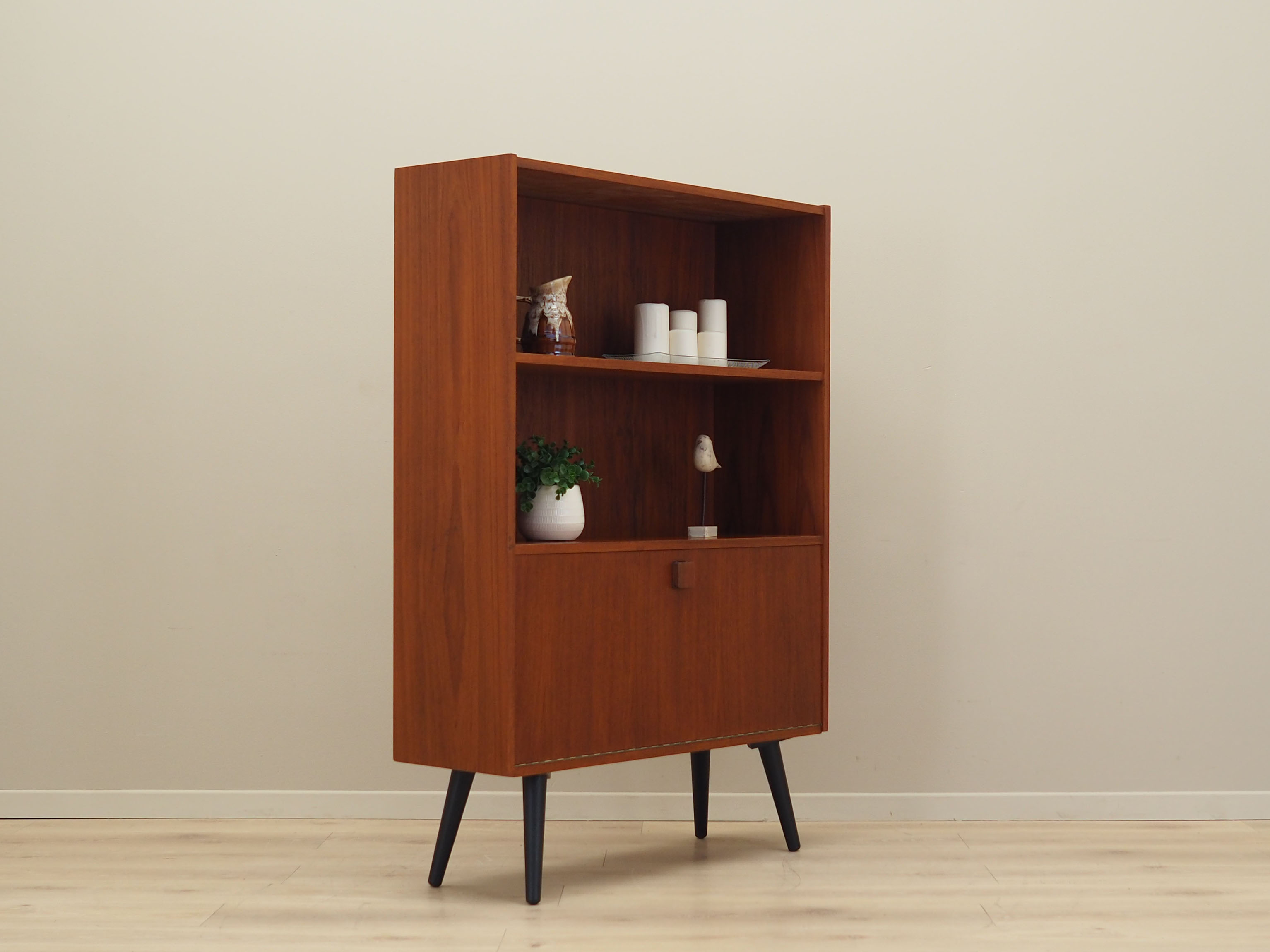 Teak bookcase, Danish design, 1970s, production: Denmark