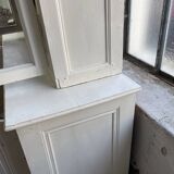 XL display case with white patina
