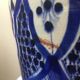Large blue vase in Moroccan ceramic from Safi