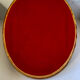 Painting of Flower arrangement in Oval Frame gilded wood measurements 29 cm x 23 cm CONVEX glass