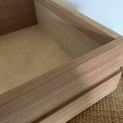 Vintage rattan chest of drawers with 6 drawers