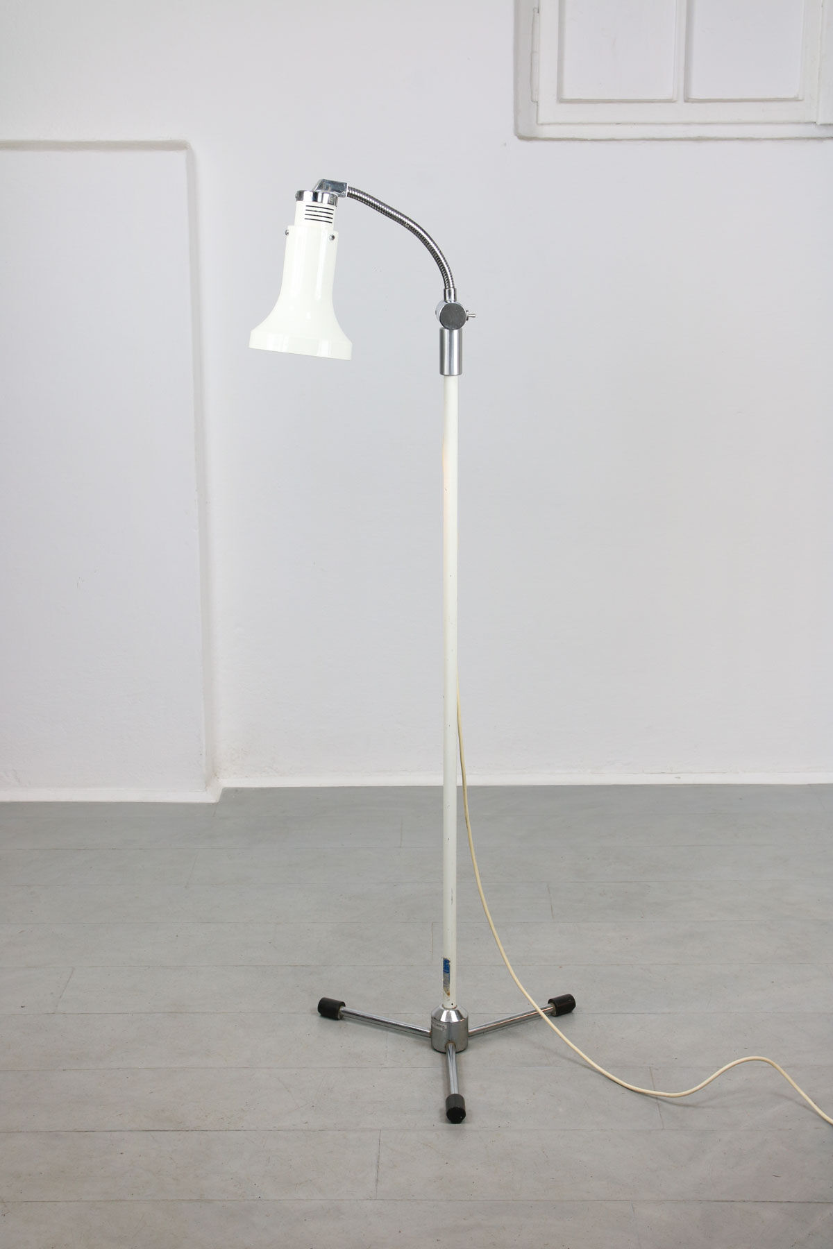 Vintage Adjustable Industrial Floor Lamp, 70s
