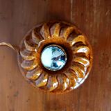 Ceramic cake mold table lamp