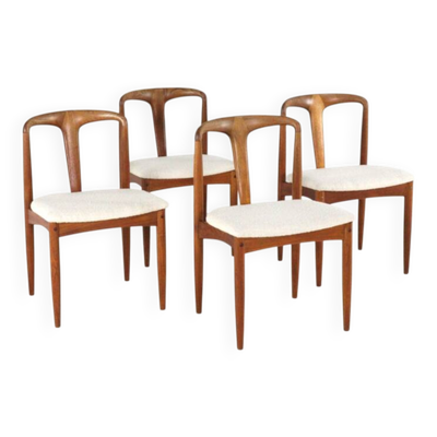 4 chaises Juliane de Johannes Andersen pour Uldum - restaurées