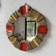 Pair of ceramic mirrors 1950 dlg Mithé