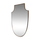 "Coat of arms" mirror with a gold metal frame 86 x 50 cm