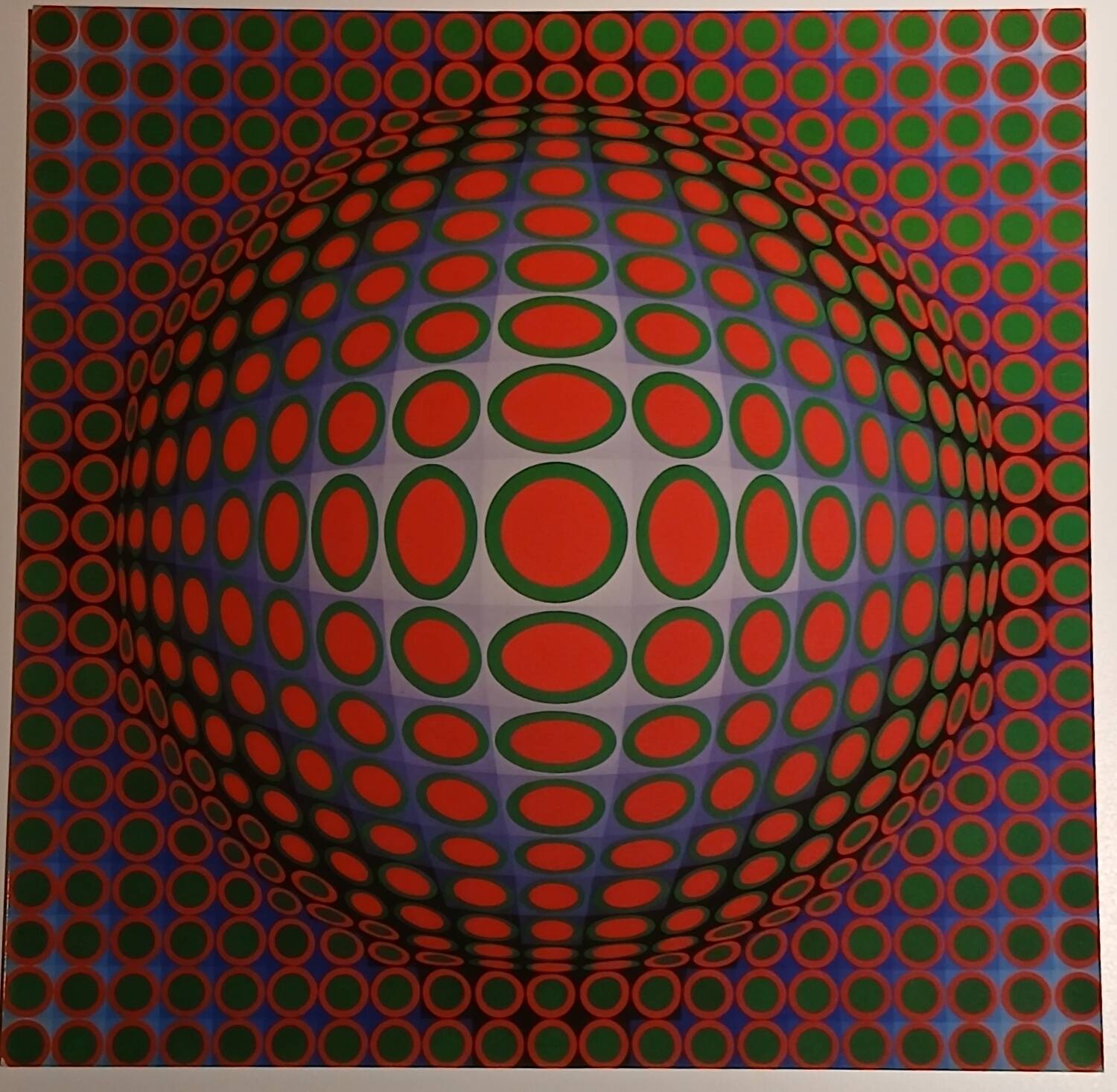 Victor Vasarely, Serigraph Vega, circa 1970, op art
