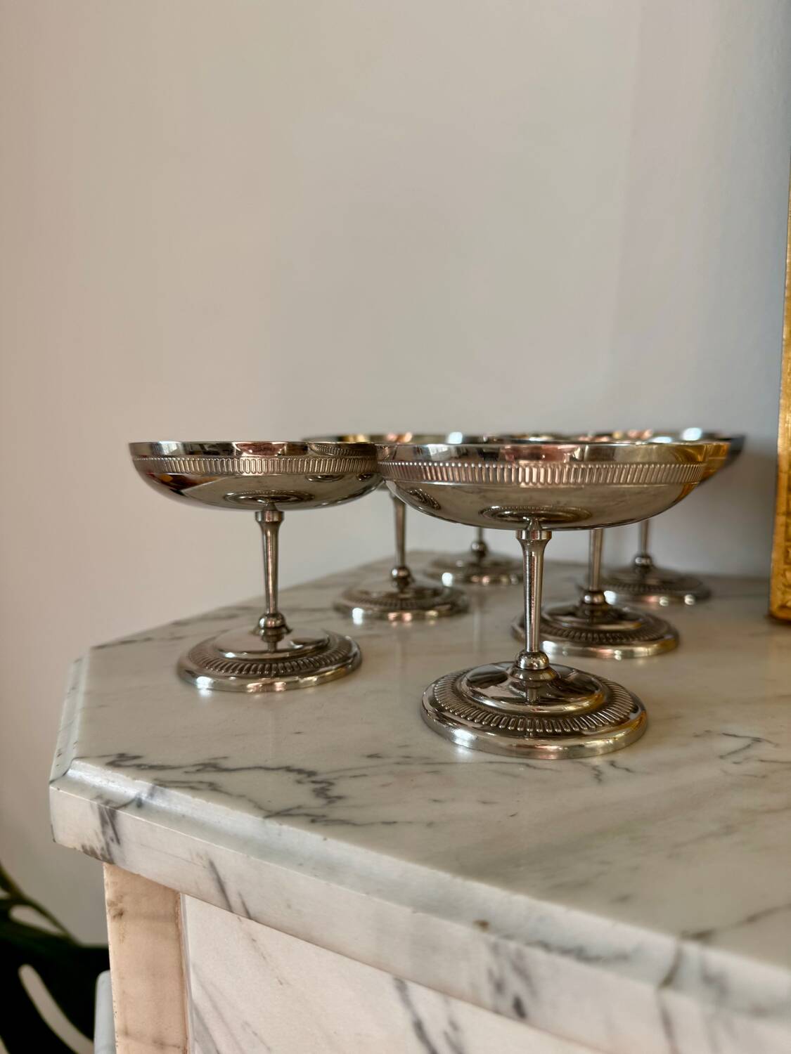 Lot de 6 coupes en inox