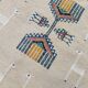 Handwoven kilim rug in natural wool