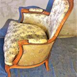Pair of Louis XV-style shepherdess chairs