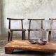 Large old teak chair or armchair H84 L60