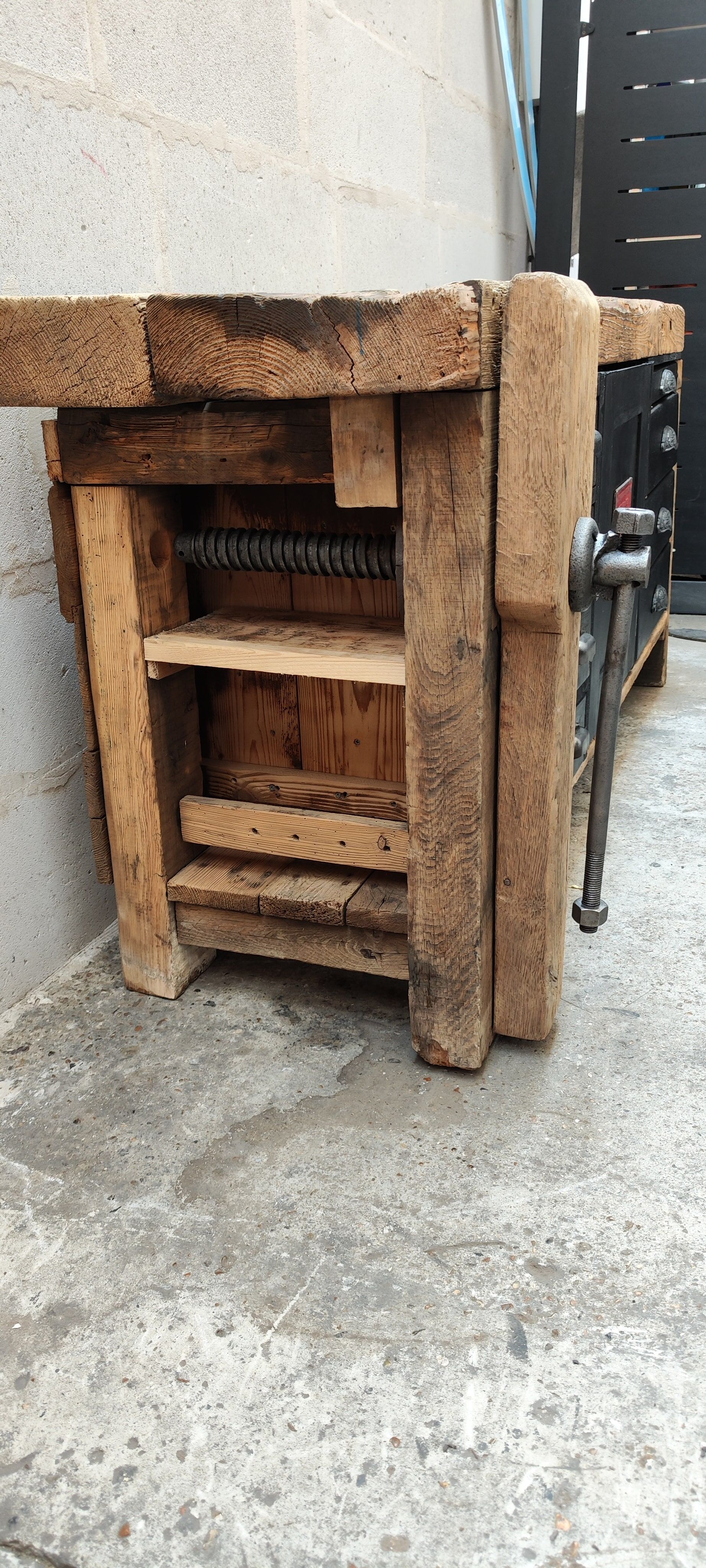 Carpenter's workshop table