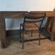 Workbench out of his barn wood