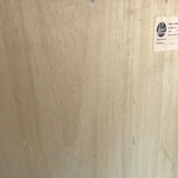 Buffet showcase vintage feet compass sliding doors