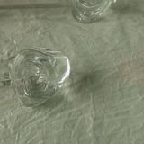 Suite of 7 yer glass knife holders deposited little duck