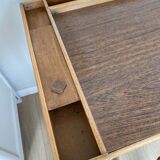 Vintage folding desk in wood and metal – 1960s