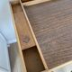 Vintage folding desk in wood and metal – 1960s