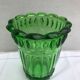 Former Vase ART DECO Style AVEN Glass Green Mold Vintage Decoration