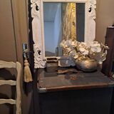 Malle de voyage ancienne vintage en bois datant des années 1880/1920