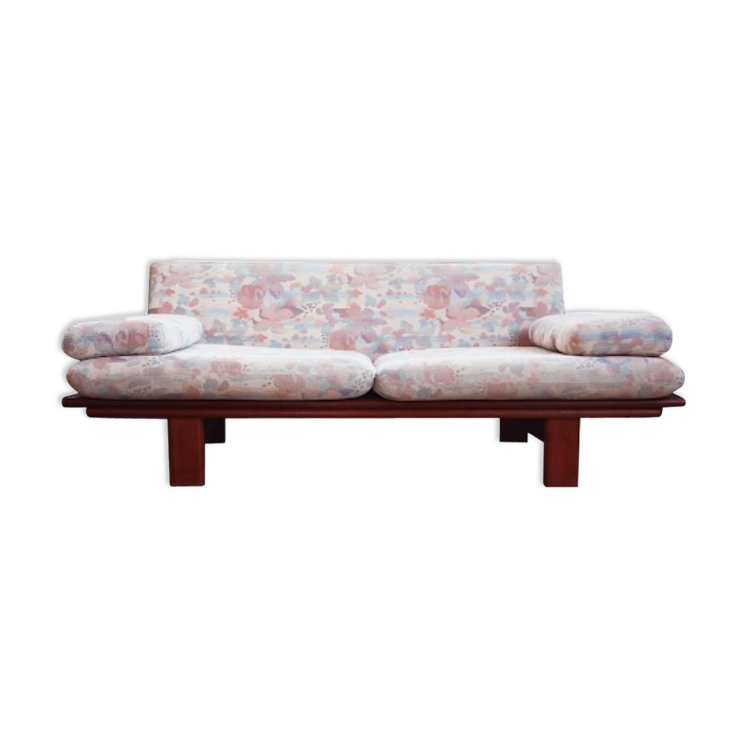 Modern Scandinavian teak sofa, Denmark, 1980s