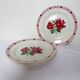 4 flat plates of Digoin Sarreguemines saverne model 220541