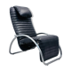 Leather lounge chair