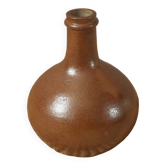 Vintage sandstone ceramic soliflore vase handcrafted bohemian Scandinavian country decoration