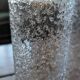 Set of three glass lampshades "70's Crater"