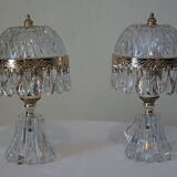 Vintage stamped table lamps