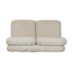 Reclining sofa color "crème chinée", France, circa 1970