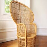 Emmanuelle armchair in rattan