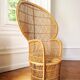 Emmanuelle armchair in rattan