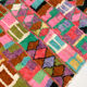 Moroccan Berber rug Boujaad with multicolored patterns 240x162cm