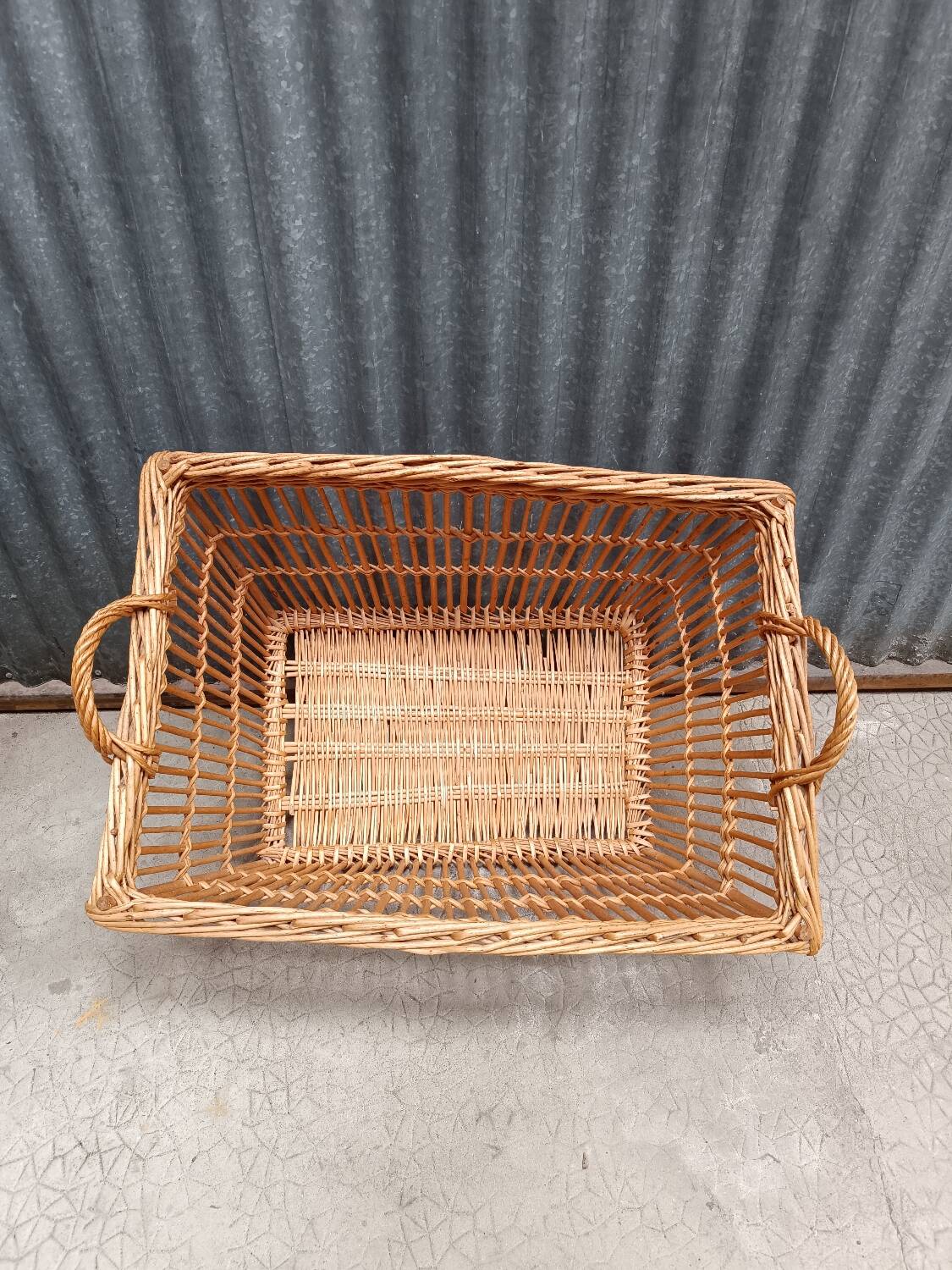 Laundry Basket - Vintage Rattan Wicker Chest