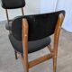 Set of 2 Vintage STOL Kamnik Dining Chair: Black Leather, MCM Chairs