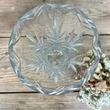 70s crystal vase