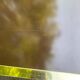 Vintage 70s TV cabinet Hi-Fi brass smoked glass on wheels Hollywood Reg