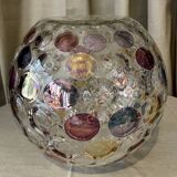 Vase boule vintage nemo borske sklo max kannegiesseren cristal de bohême