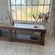 Table de gantier drapière 1900 chêne massif 330cm XL
