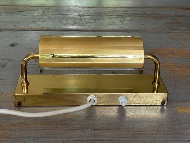 Brass wall light - early 20th century - Sweden