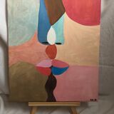 Acrylic painting on canvas