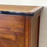 Parisian sideboard with vintage sliding doors 50's