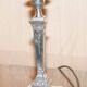 Paire lampes candélabres corinthiennes argent sterling James Bembridge 1879